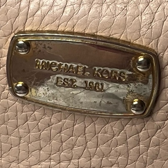 Michael Kors Jet Set Continental Tan Leather Long Zip Around Wallet/Wristlet 💕 - Picture 7 of 14